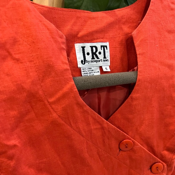 JRT by Newport News front button dress - Picture 6 of 9